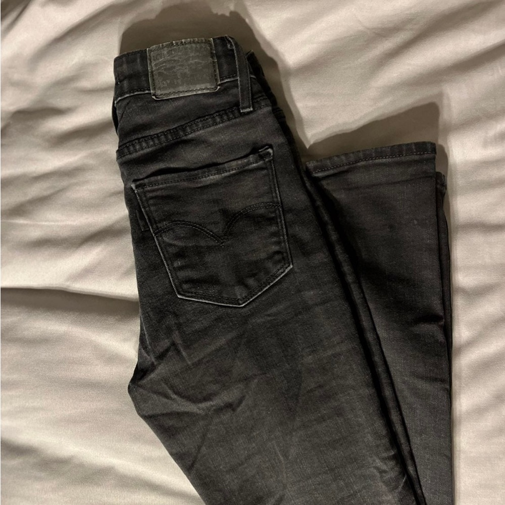 Levi's Black Jeans - skinny mid rise